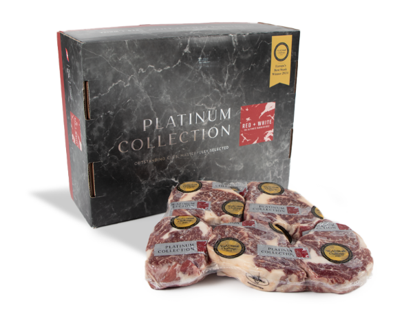 Mynd Ribeye steikur 300 gr Red&White Platinum BMS 4+