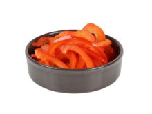 Mynd Paprika rauð sneidd KG