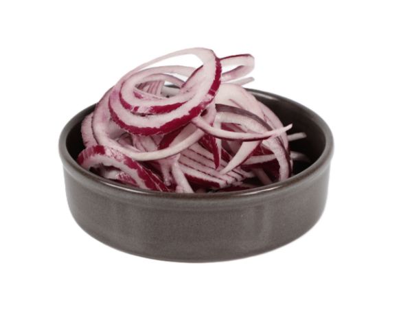 Mynd Rauðlaukur sneiddur KG