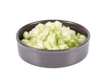 Mynd Epli græn með hýði teningar 10mm KG