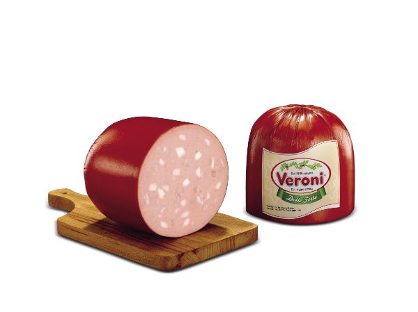 Mynd Mortadella "delle feste" án pistasía (Veroni)
