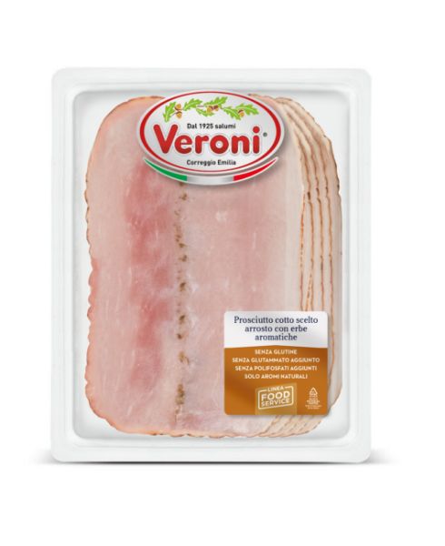 Mynd Prosciutto Cotto með jurtum Sneidd 8x250gr (Veroni)
